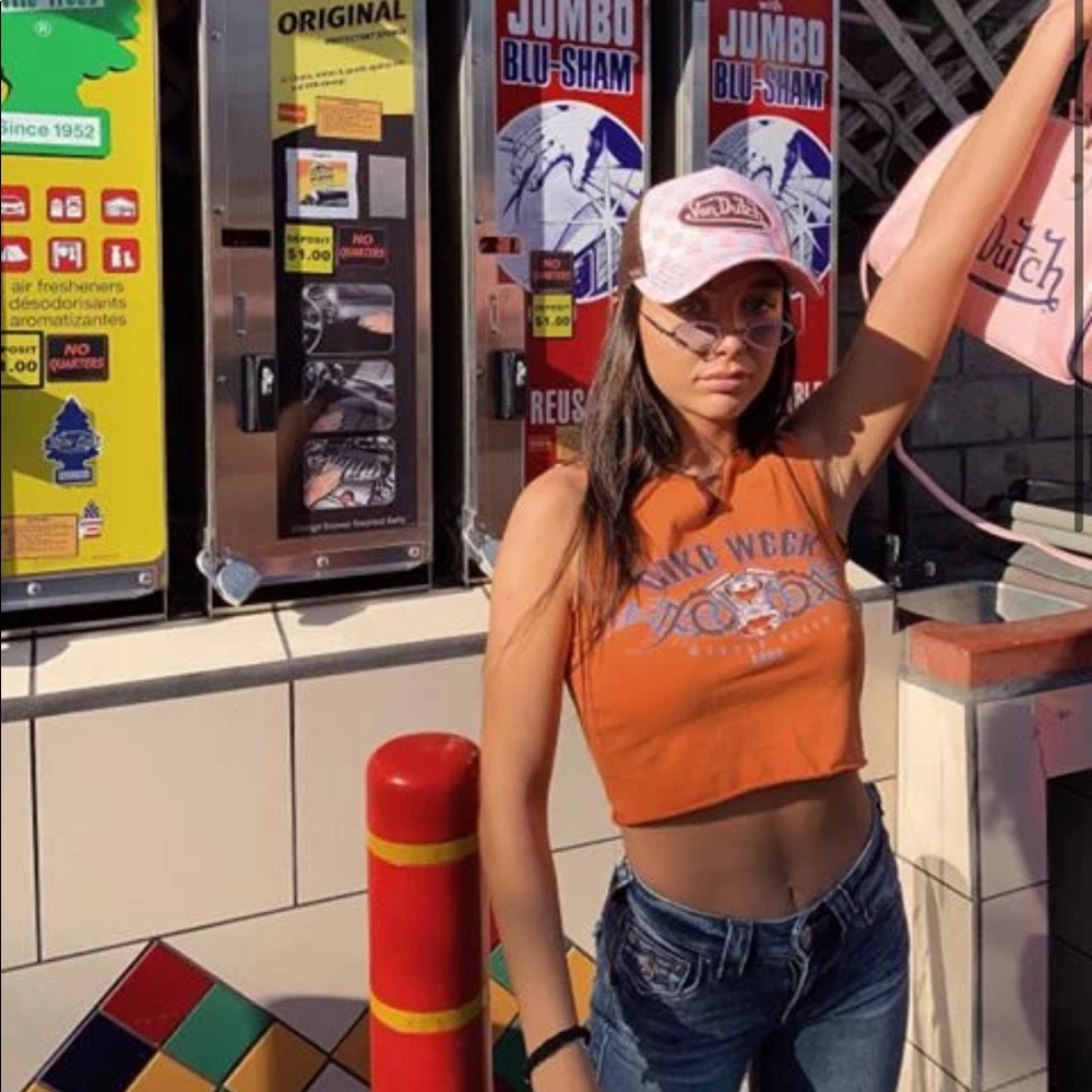 Von Dutch Jeans Denim Pants Y2k 90s Low rise patch